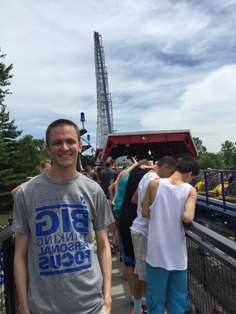 Tony Milan at Cedar Point